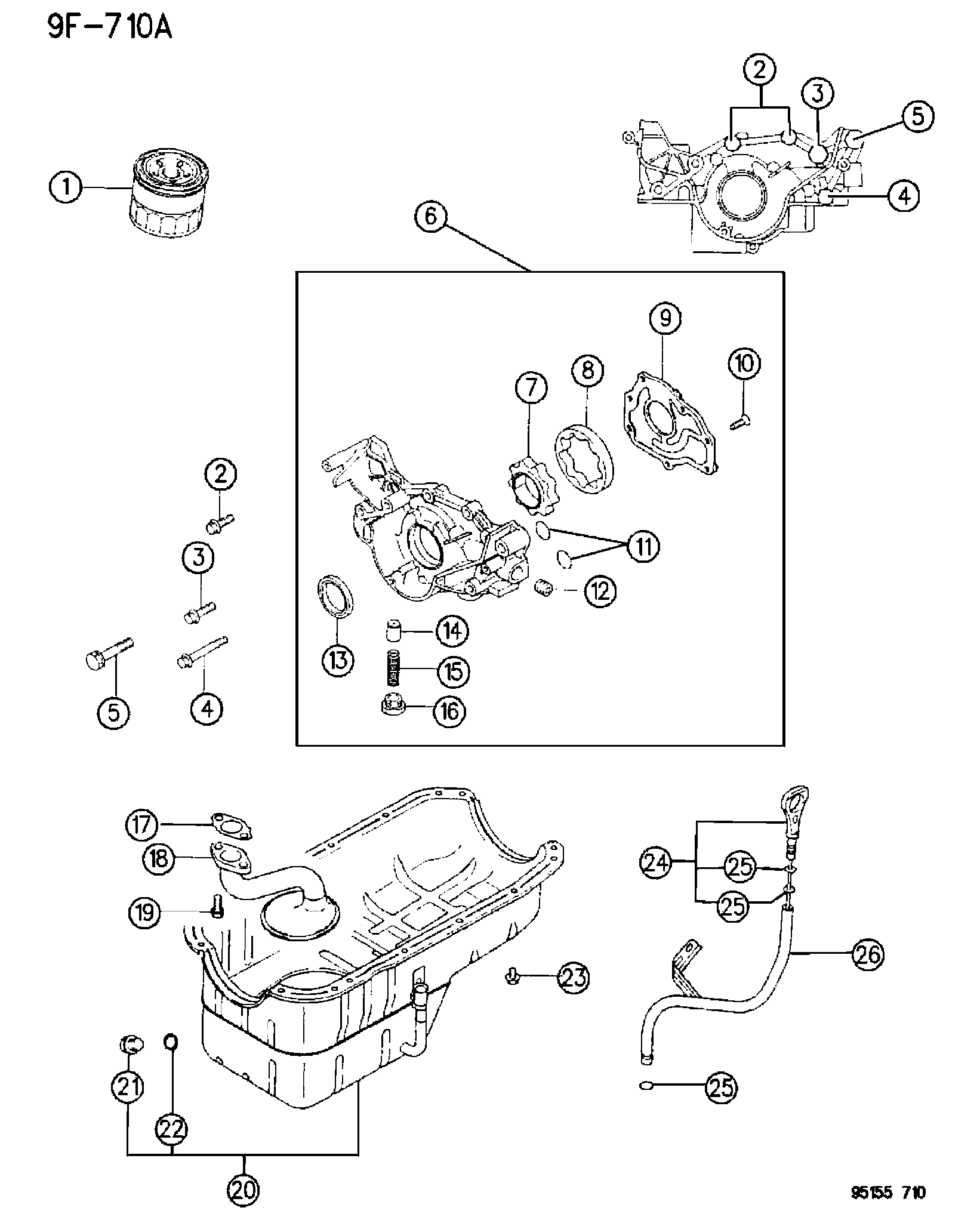 Mitsubishi MD30 8302 - Engine oiling, 2.5l v-6 engine: 001 pcs. onlydrive.pro