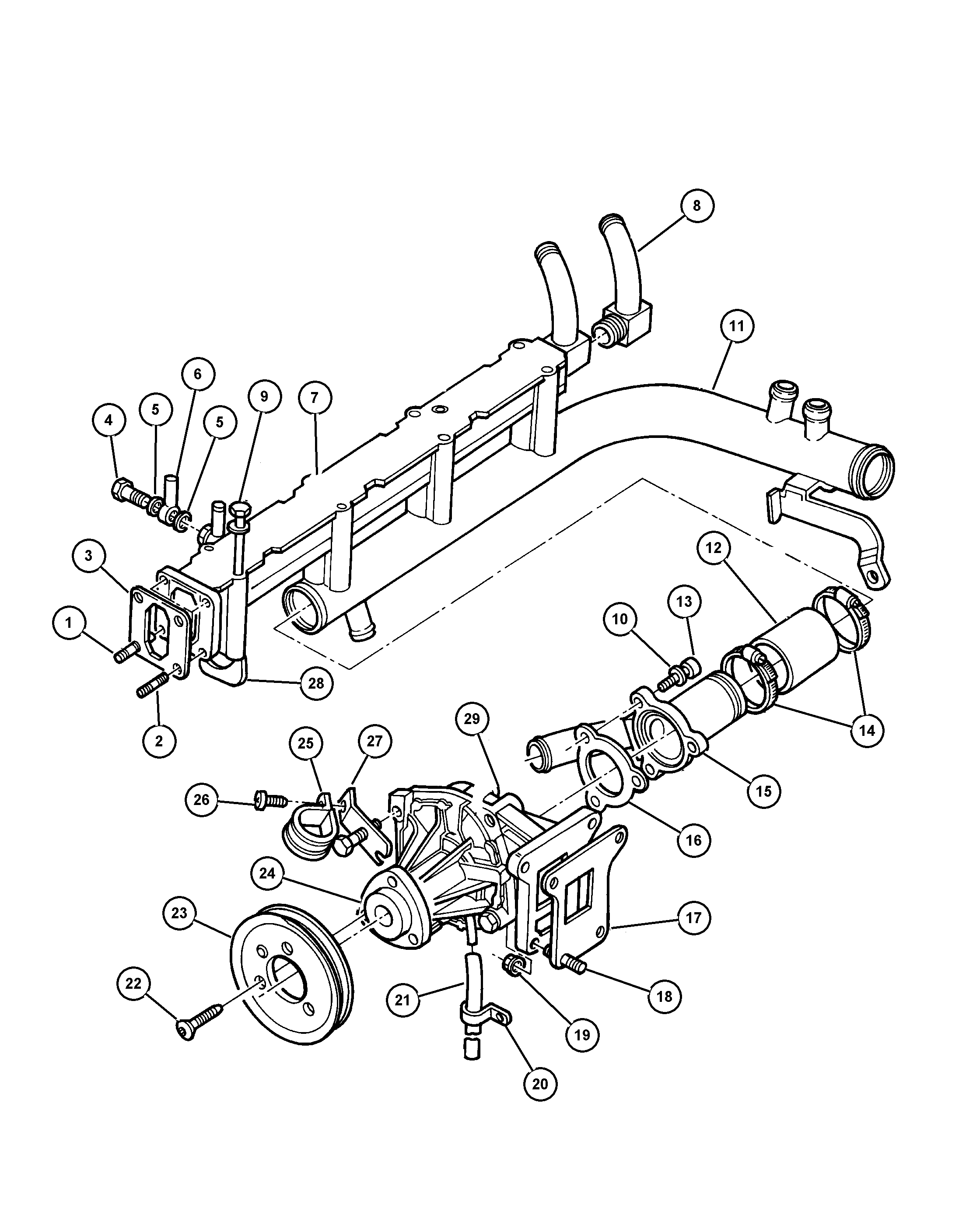 Chrysler 4 864 566 - Vesipumppu onlydrive.pro