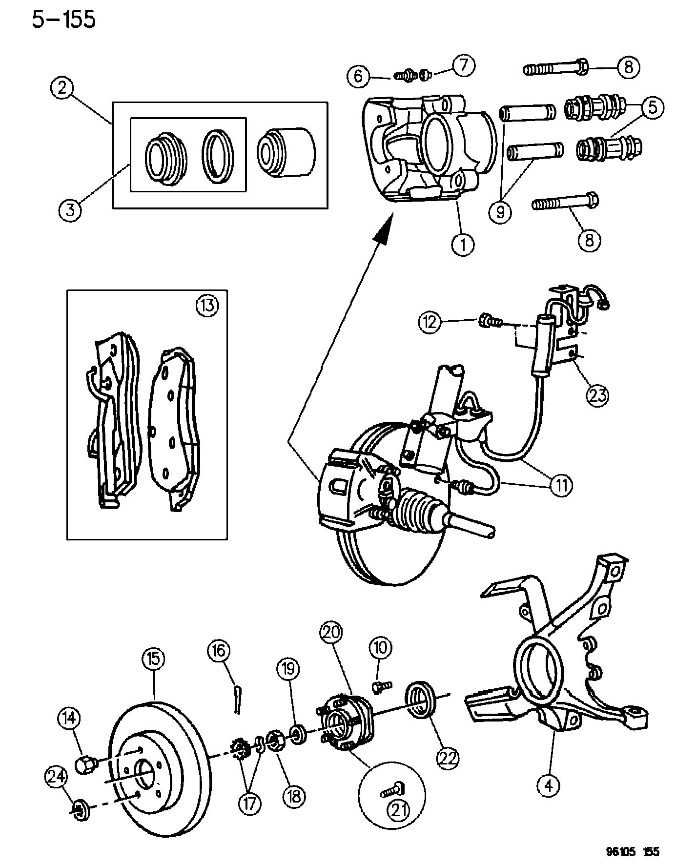 Chrysler 436 4781 - Repair Kit, brake caliper onlydrive.pro