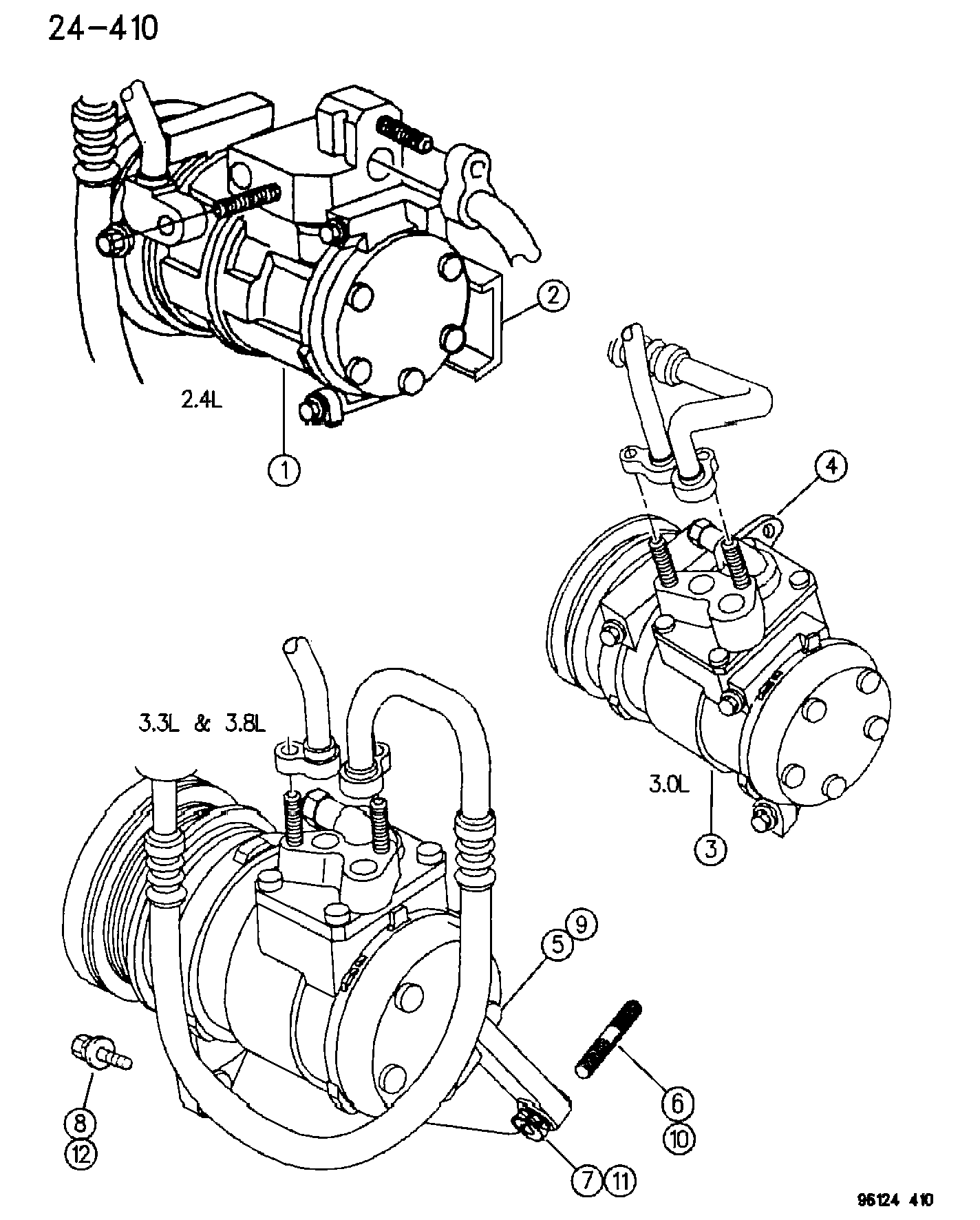 Chrysler 467 7205 - Compressor, air conditioning onlydrive.pro