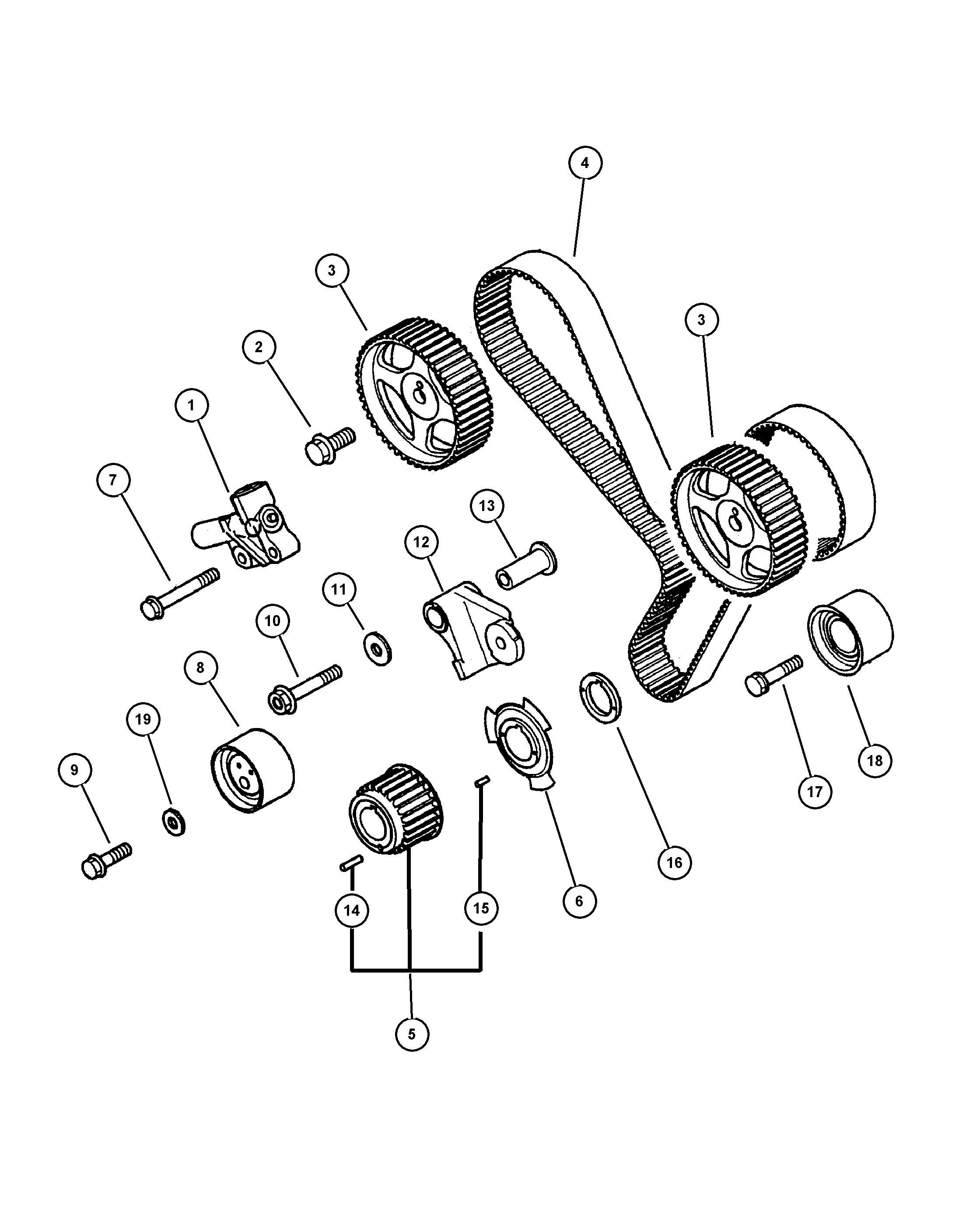 Hyundai MD14 0071 - Натяжной ролик, зубчатый ремень ГРМ onlydrive.pro