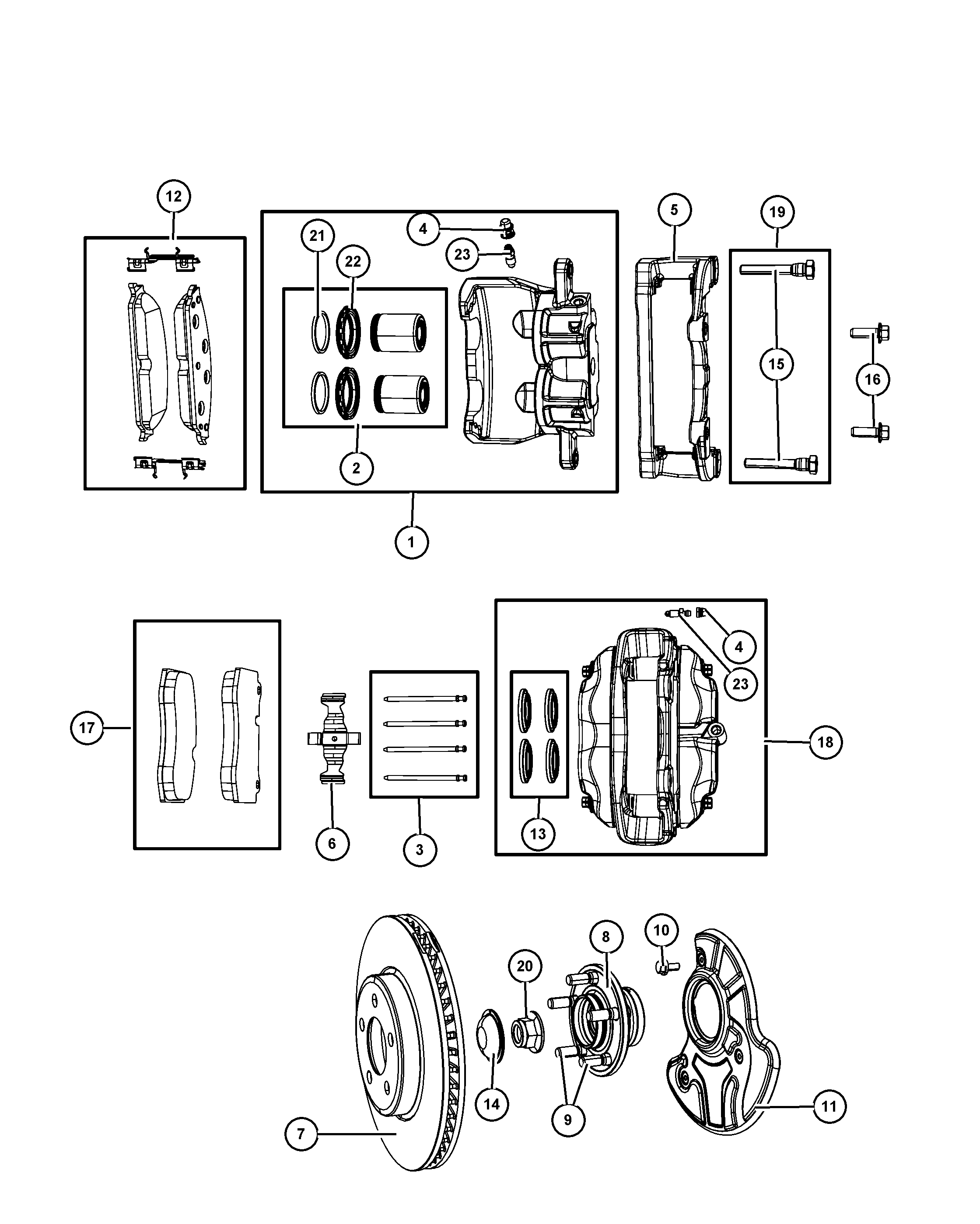 Chrysler 5137 671AA - Pidurisadul onlydrive.pro