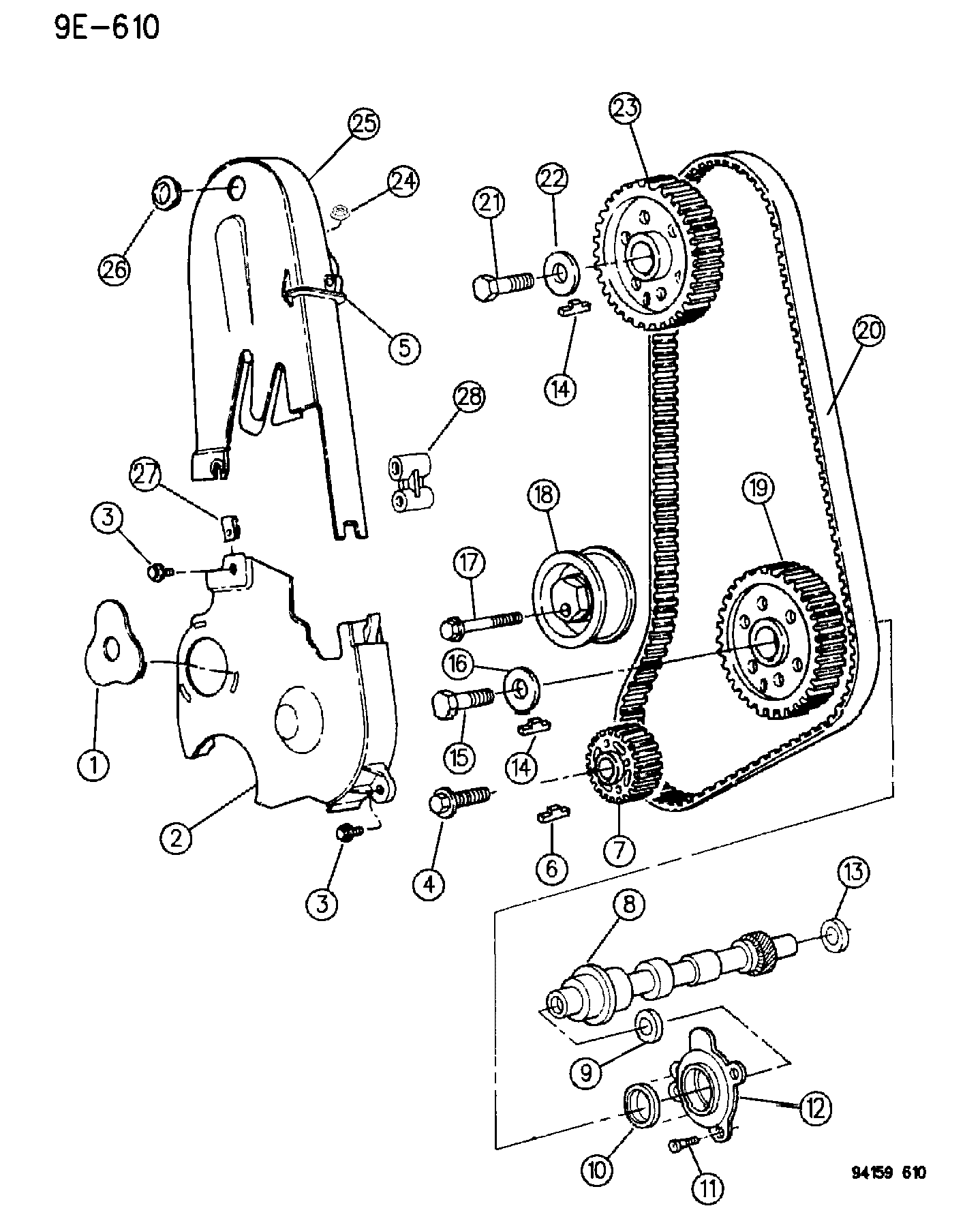 Chrysler 4387 549 - Timing Belt onlydrive.pro