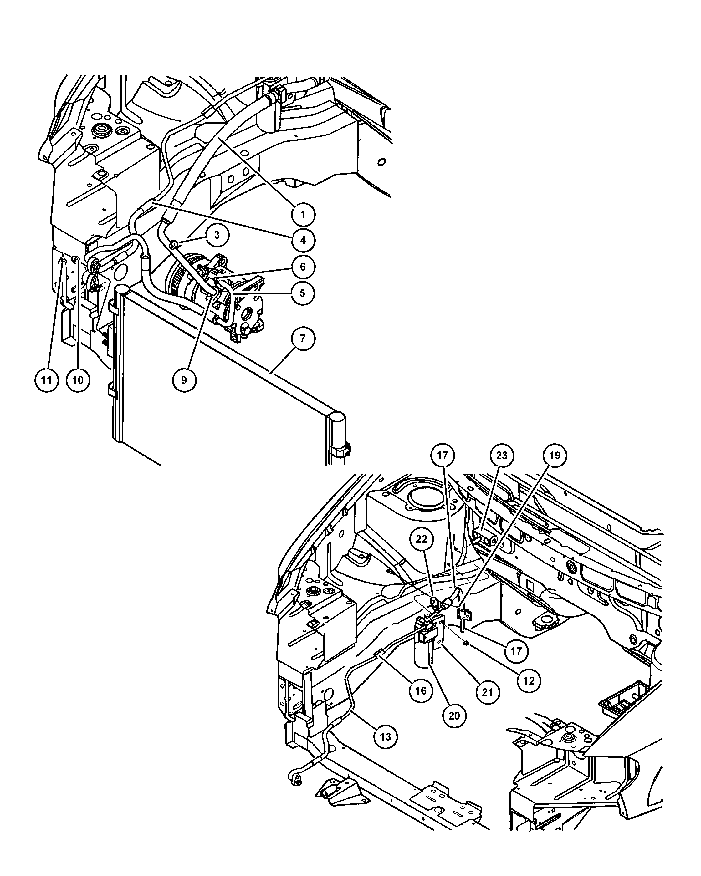 Chrysler 5066 503AA - Dryer, air conditioning onlydrive.pro