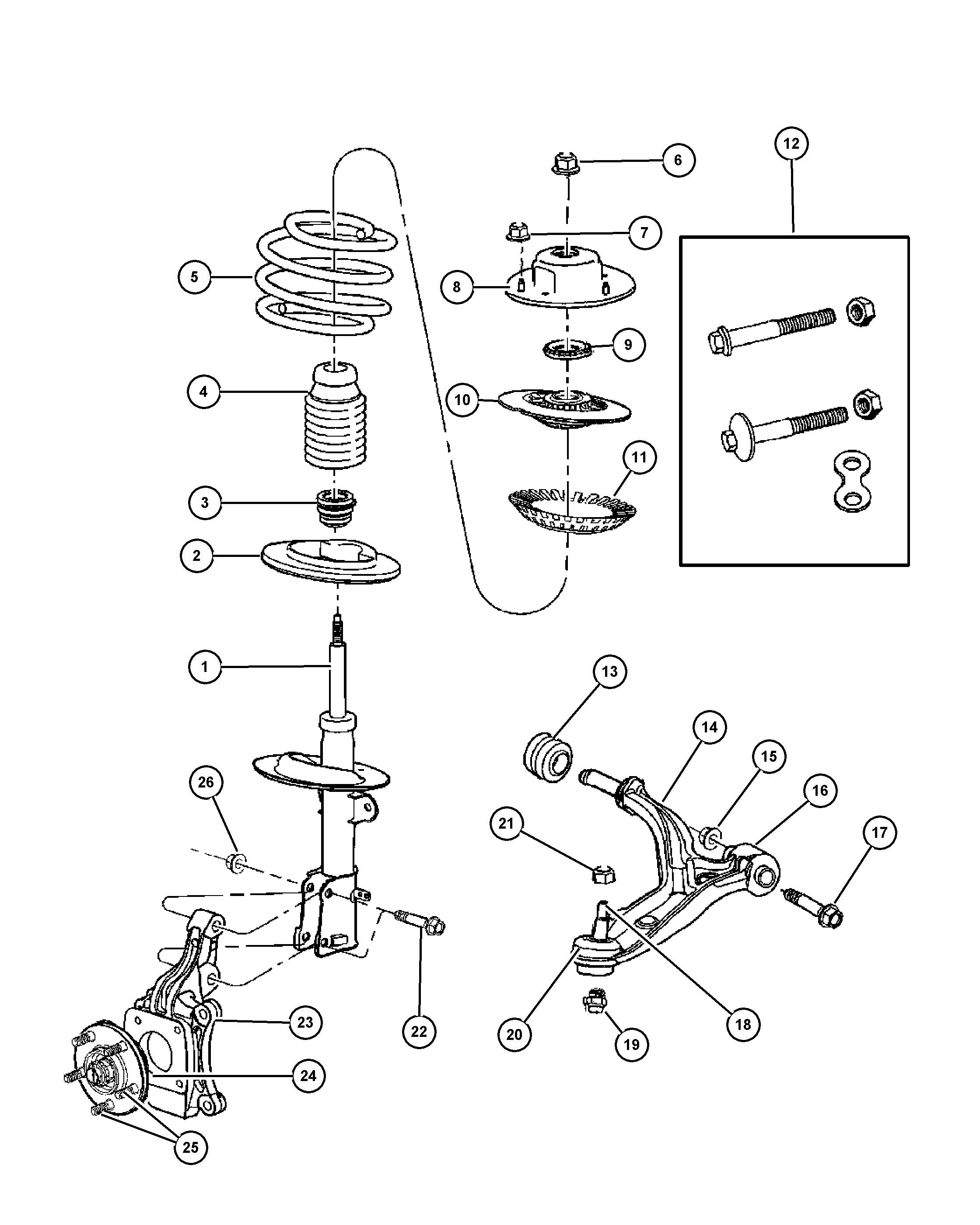 Chrysler 4641 517AD - Bearing Kit, wheel hub onlydrive.pro