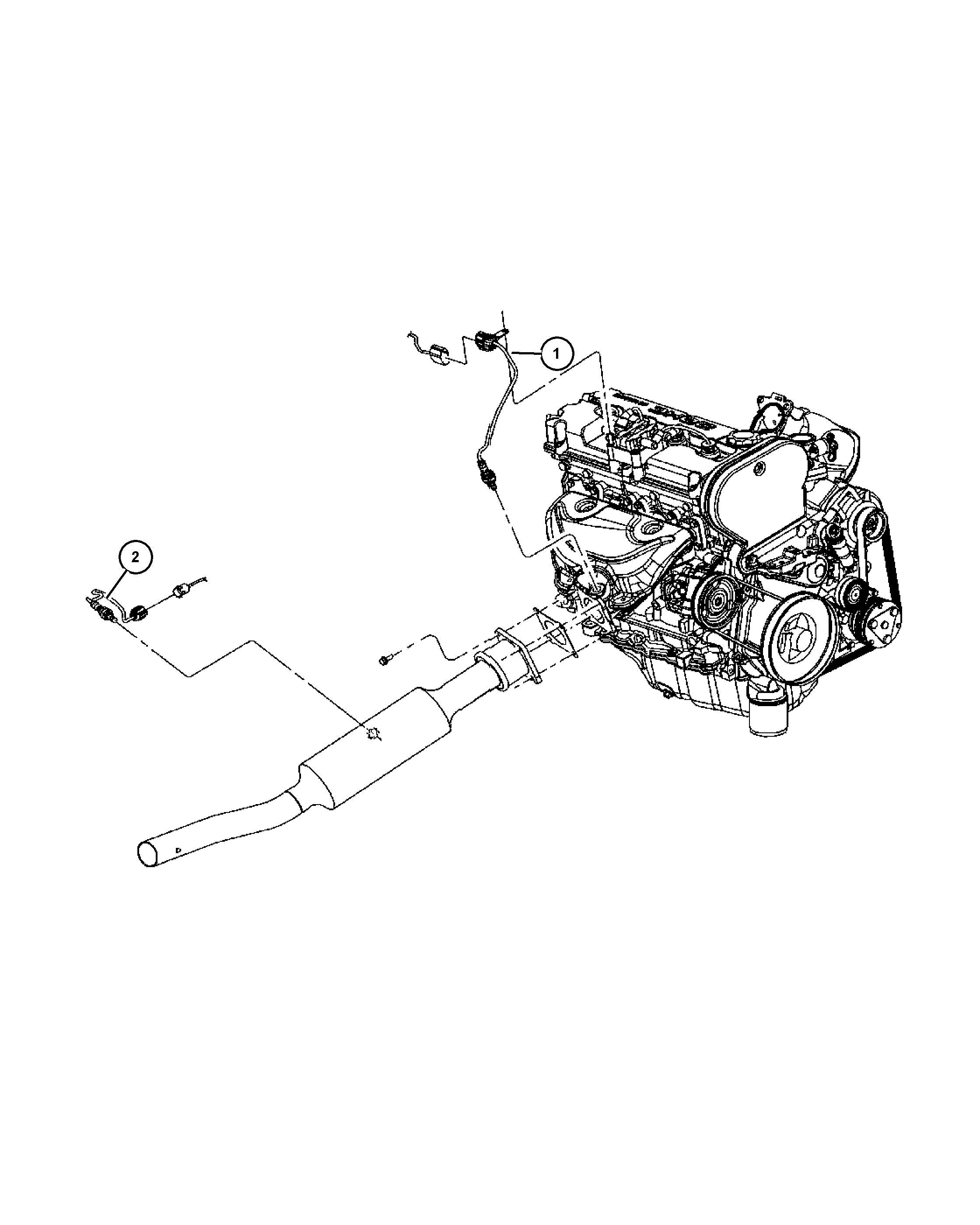 Mitsubishi 56029 050AA - Oxygen, Lambda Sensor onlydrive.pro