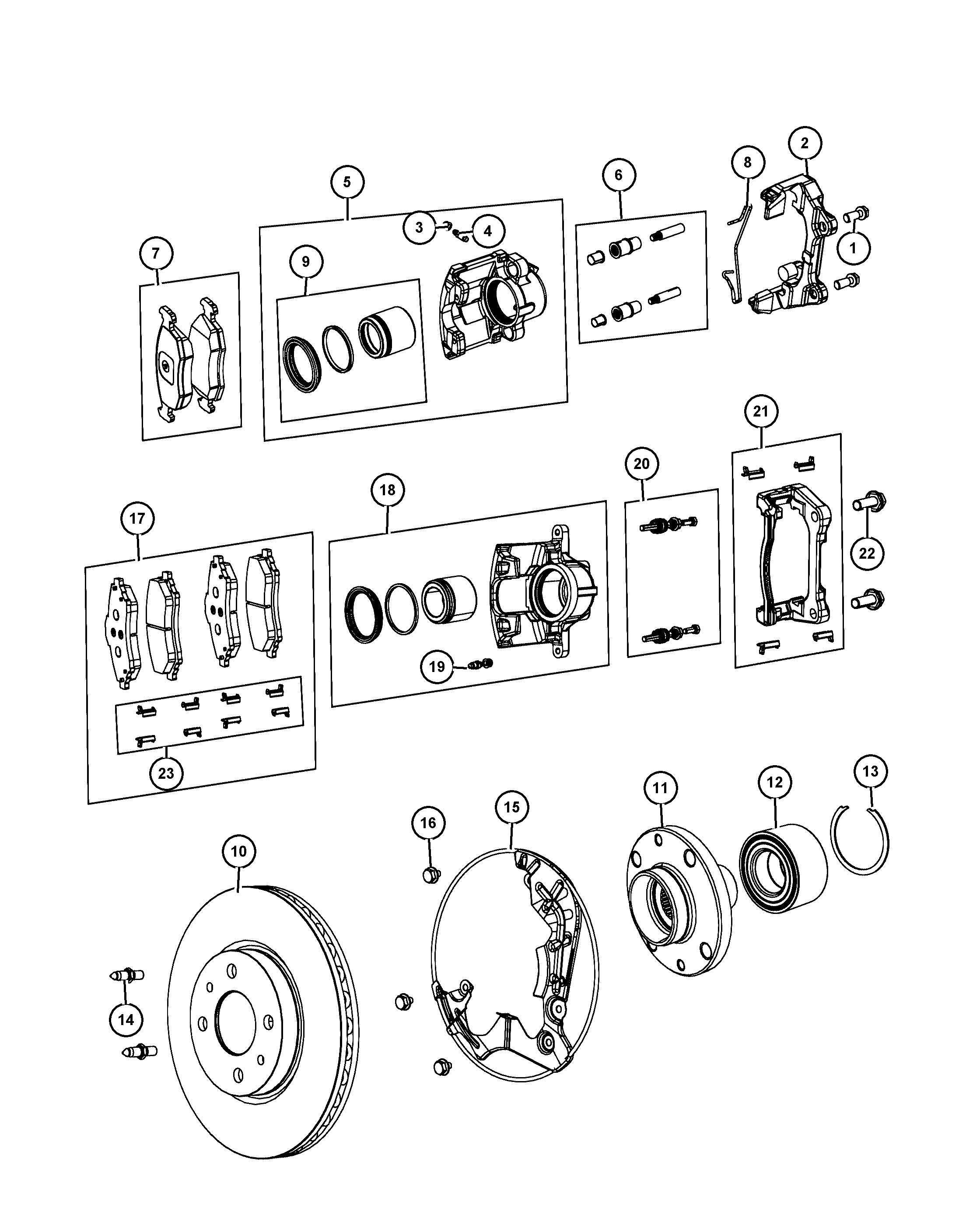 FIAT 68190 118AB - Piduriklotsi komplekt,ketaspidur onlydrive.pro