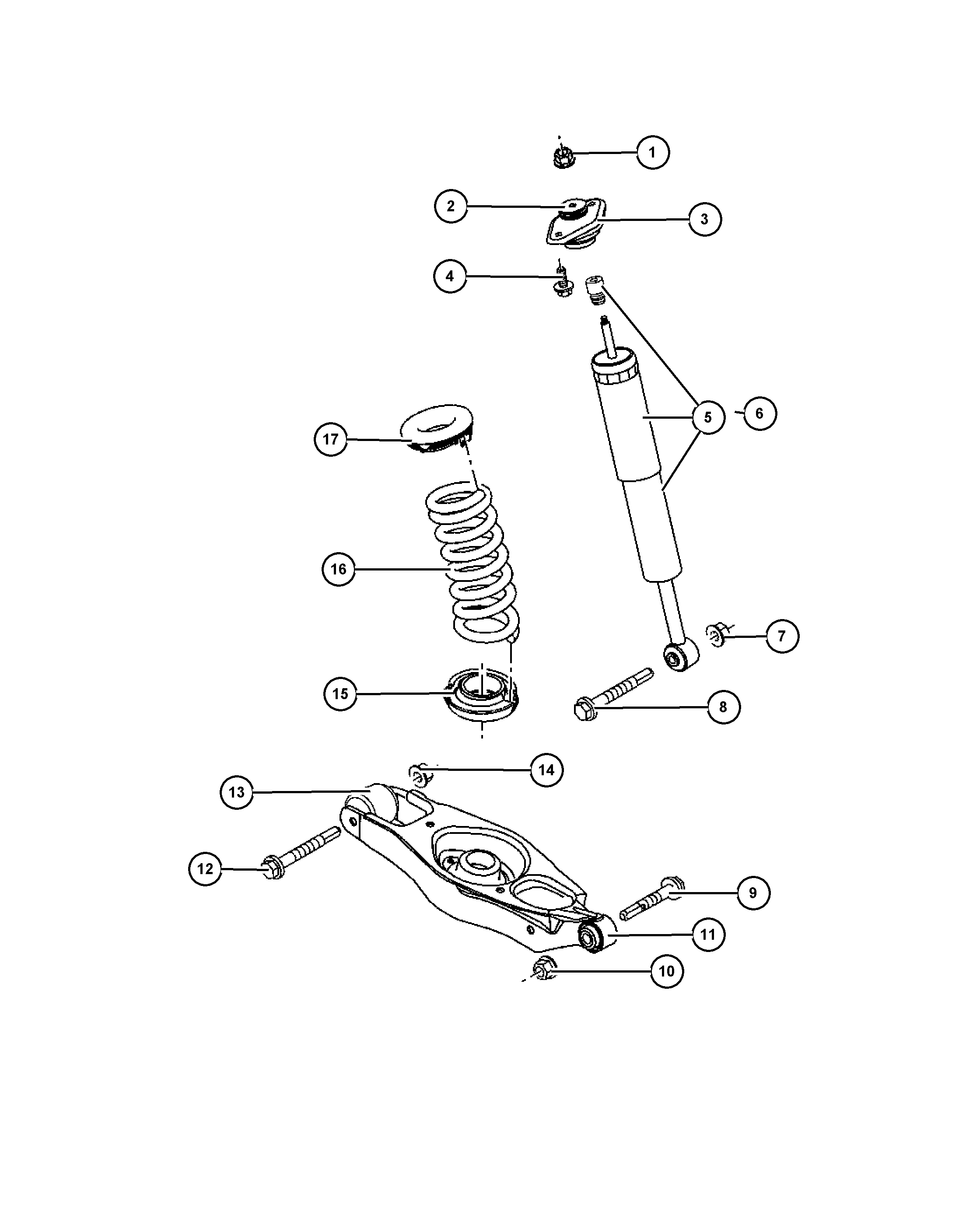 Chrysler 4782 598AF - Bush of Control / Trailing Arm onlydrive.pro