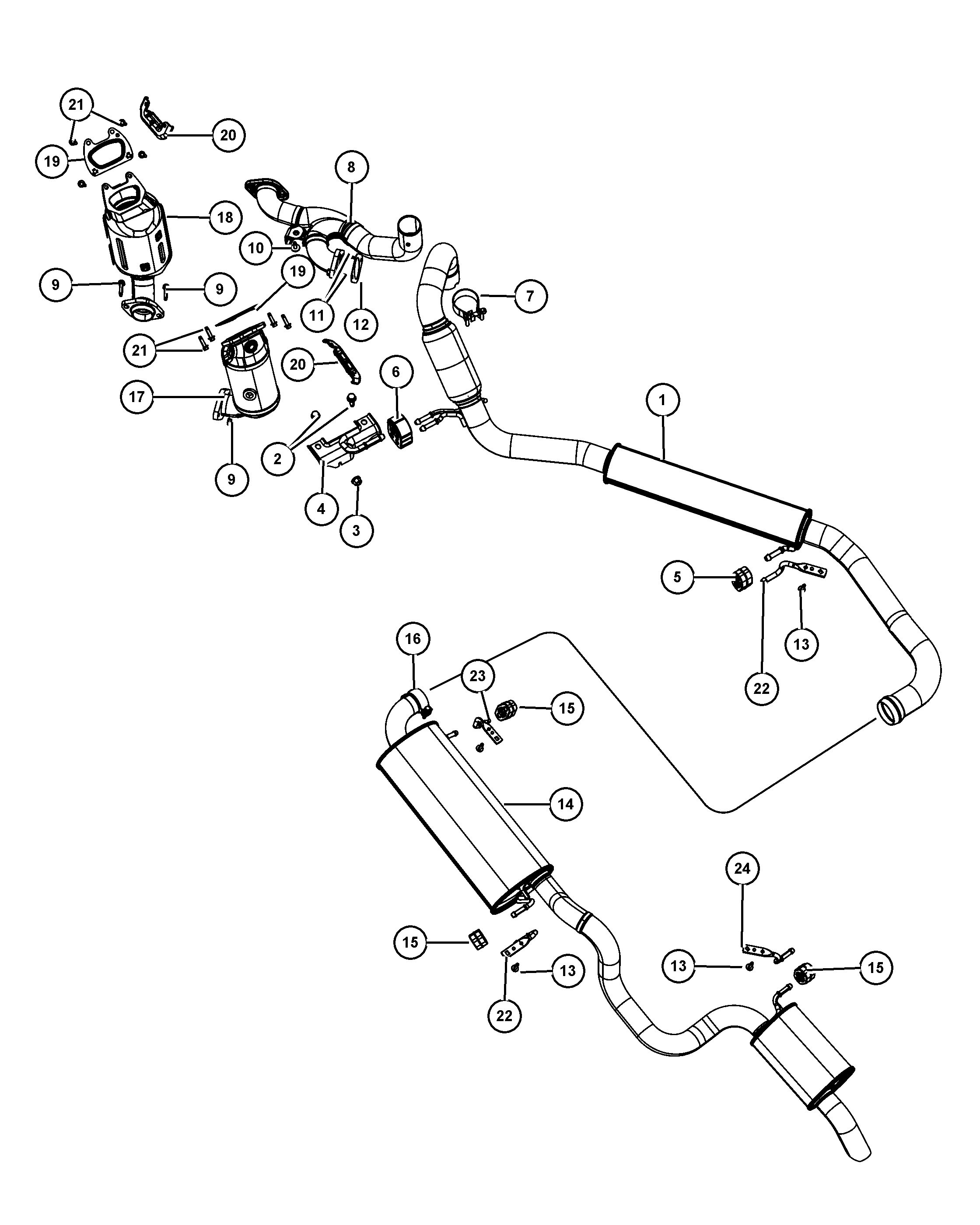 Chrysler 68093 232AA - Прокладка, выпускной коллектор onlydrive.pro