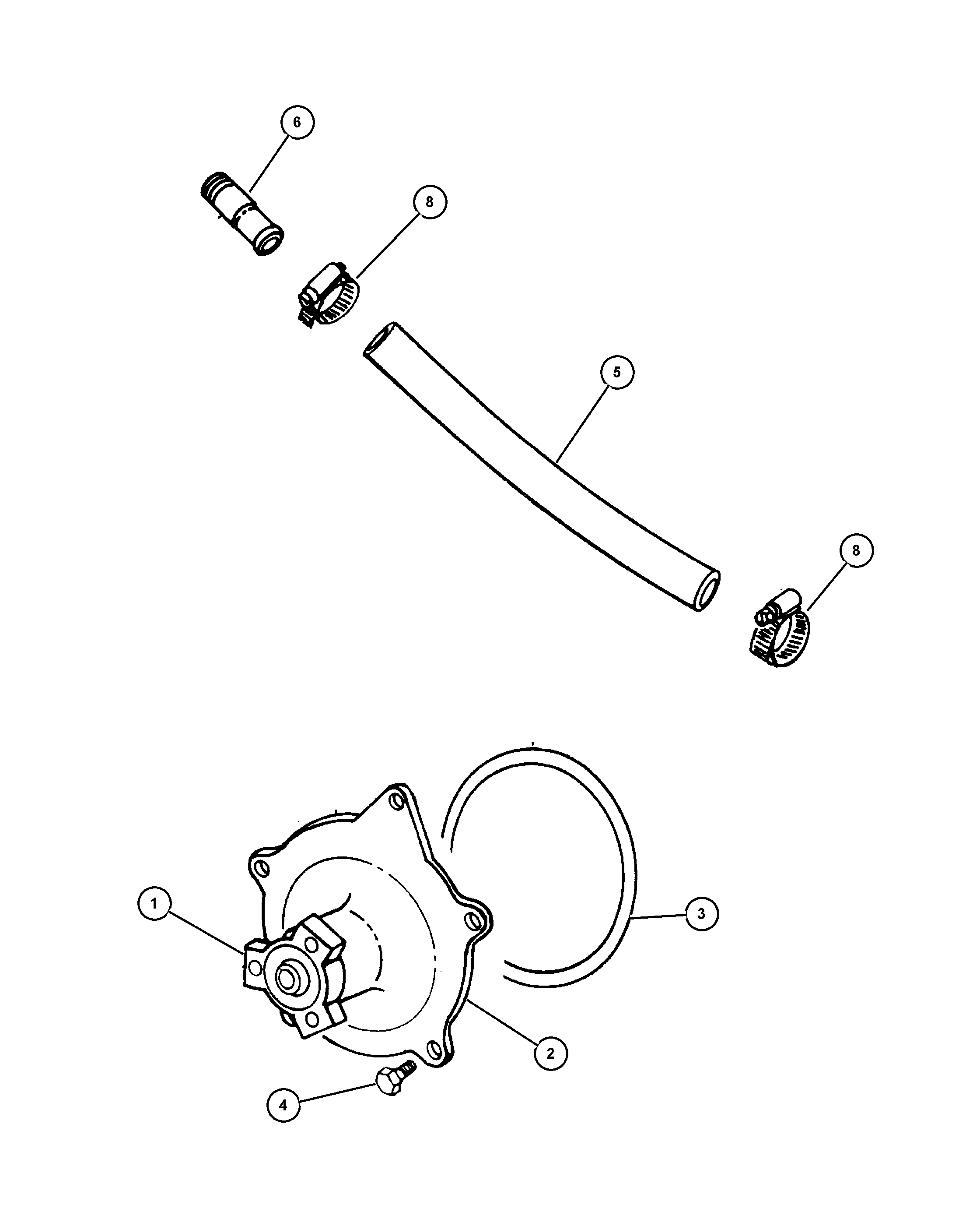 Chrysler 5010 898AA - Water Pump onlydrive.pro