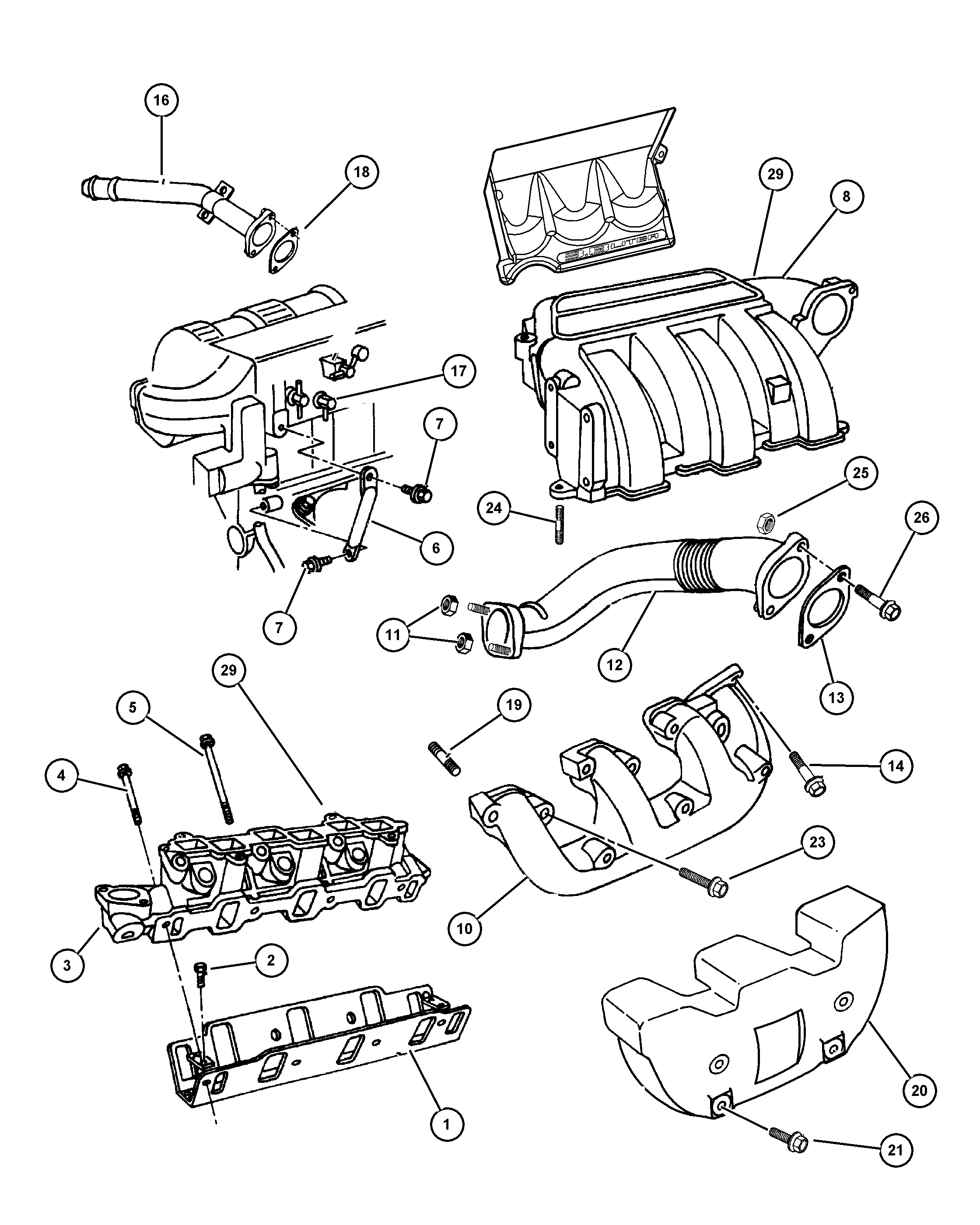 Chrysler 4621 966 - Gasket, intake manifold onlydrive.pro