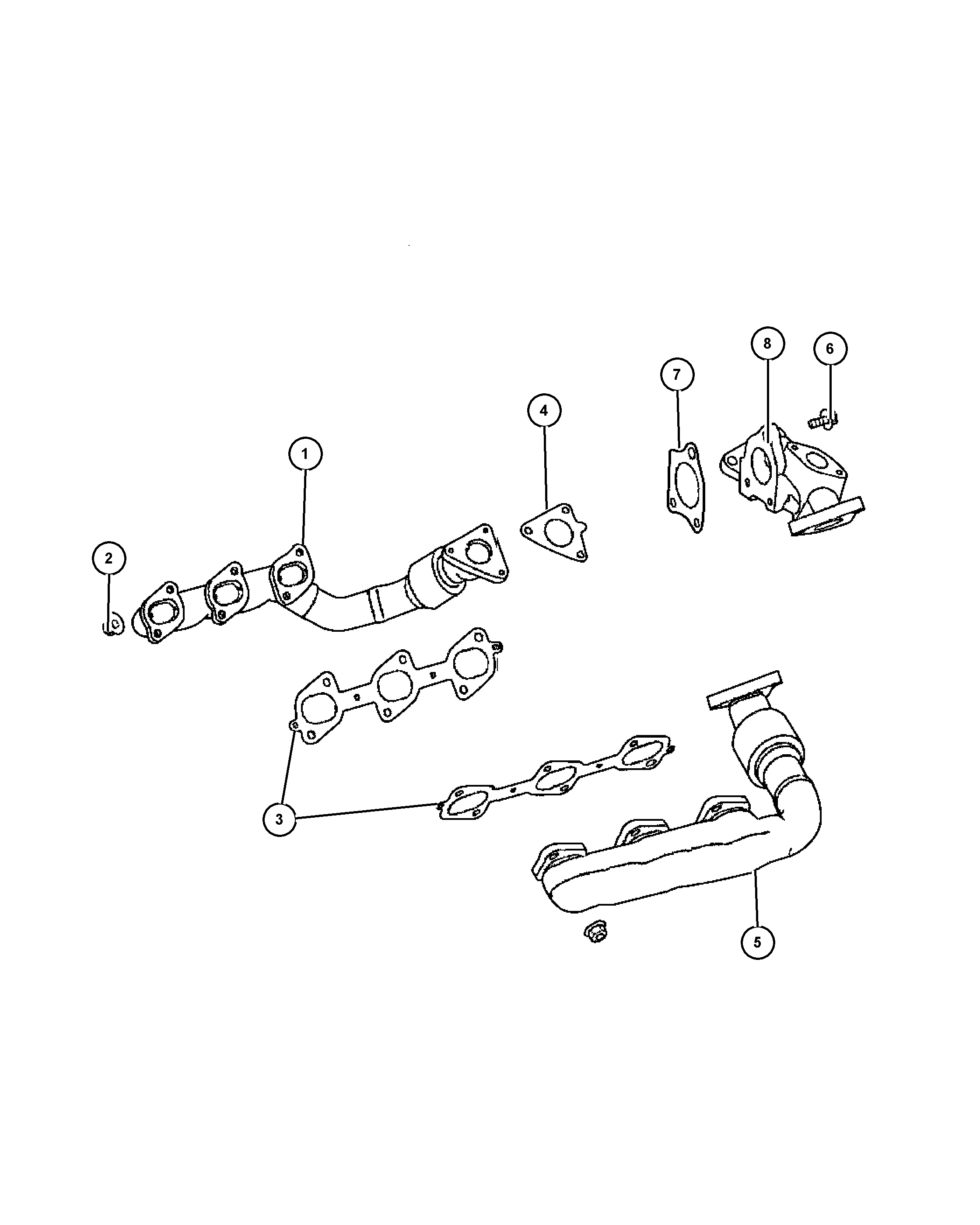 Chrysler 5175 748AA - Gasket, exhaust manifold onlydrive.pro