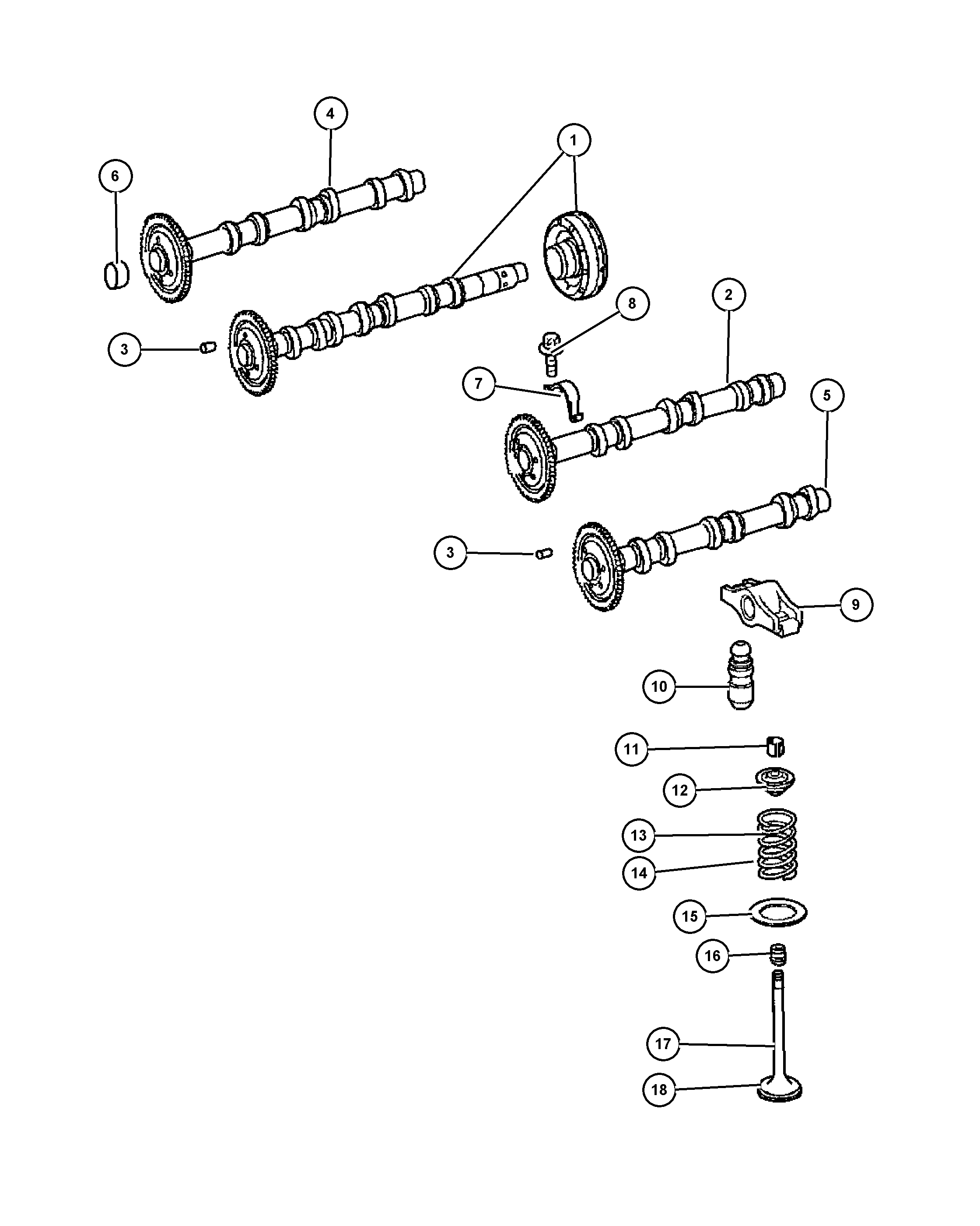 Chrysler 5175 438AA - Комплект прокладок, стержень клапана onlydrive.pro