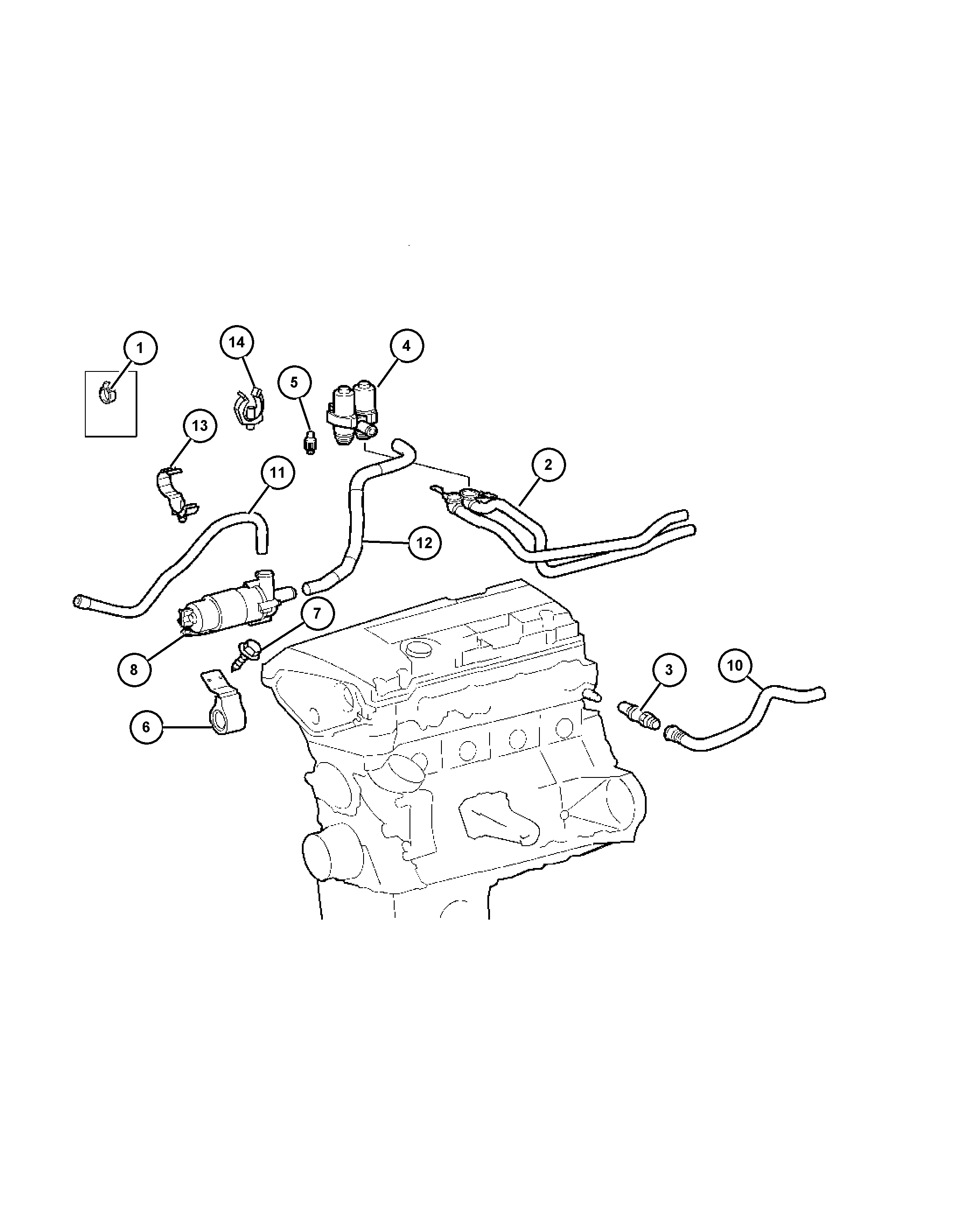 Chrysler 5098 398AA - Veepump,seisuküte onlydrive.pro