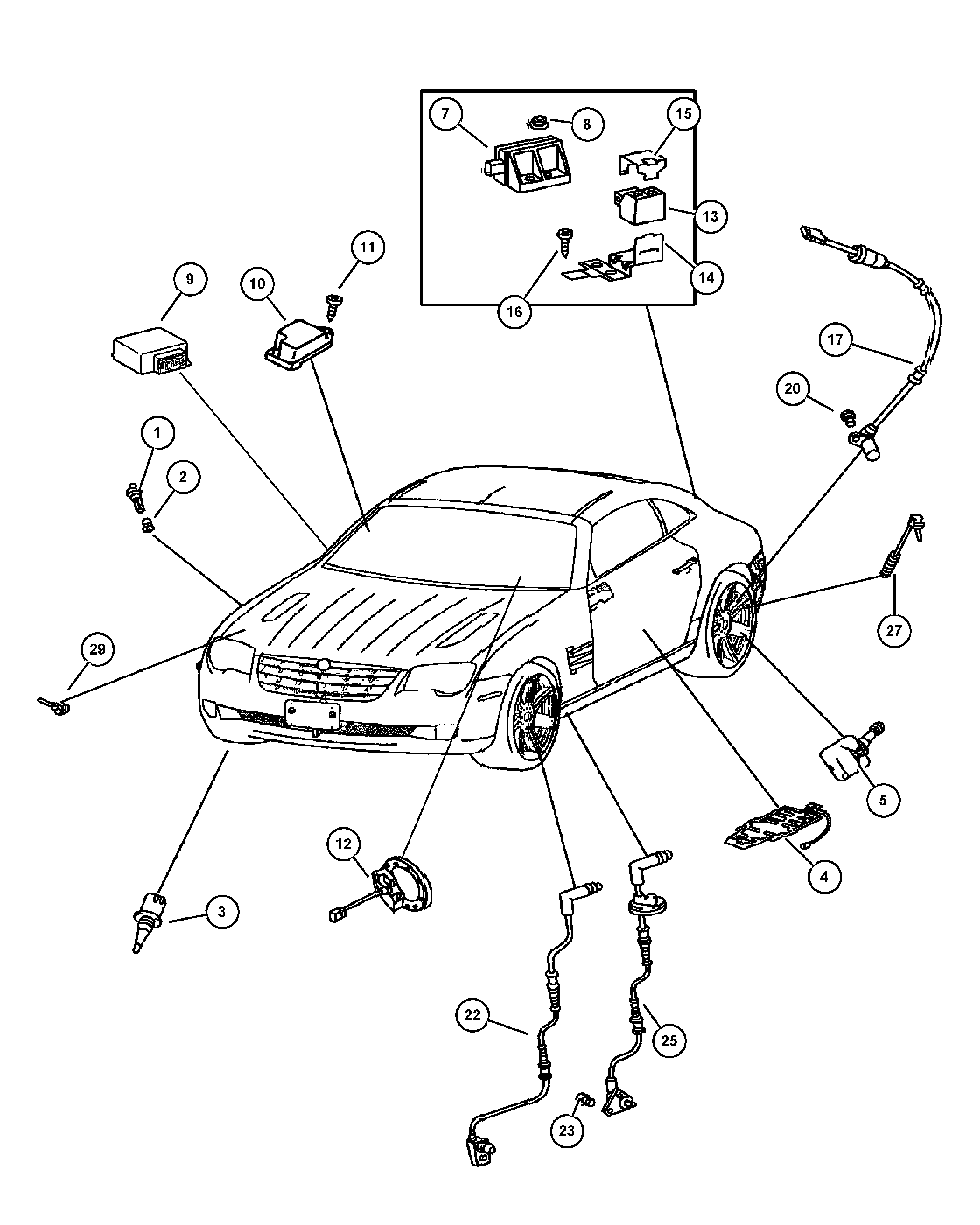 Mercedes-Benz 5099 878AA - Hoiatuskontakt, piduriklotsi kulumine onlydrive.pro