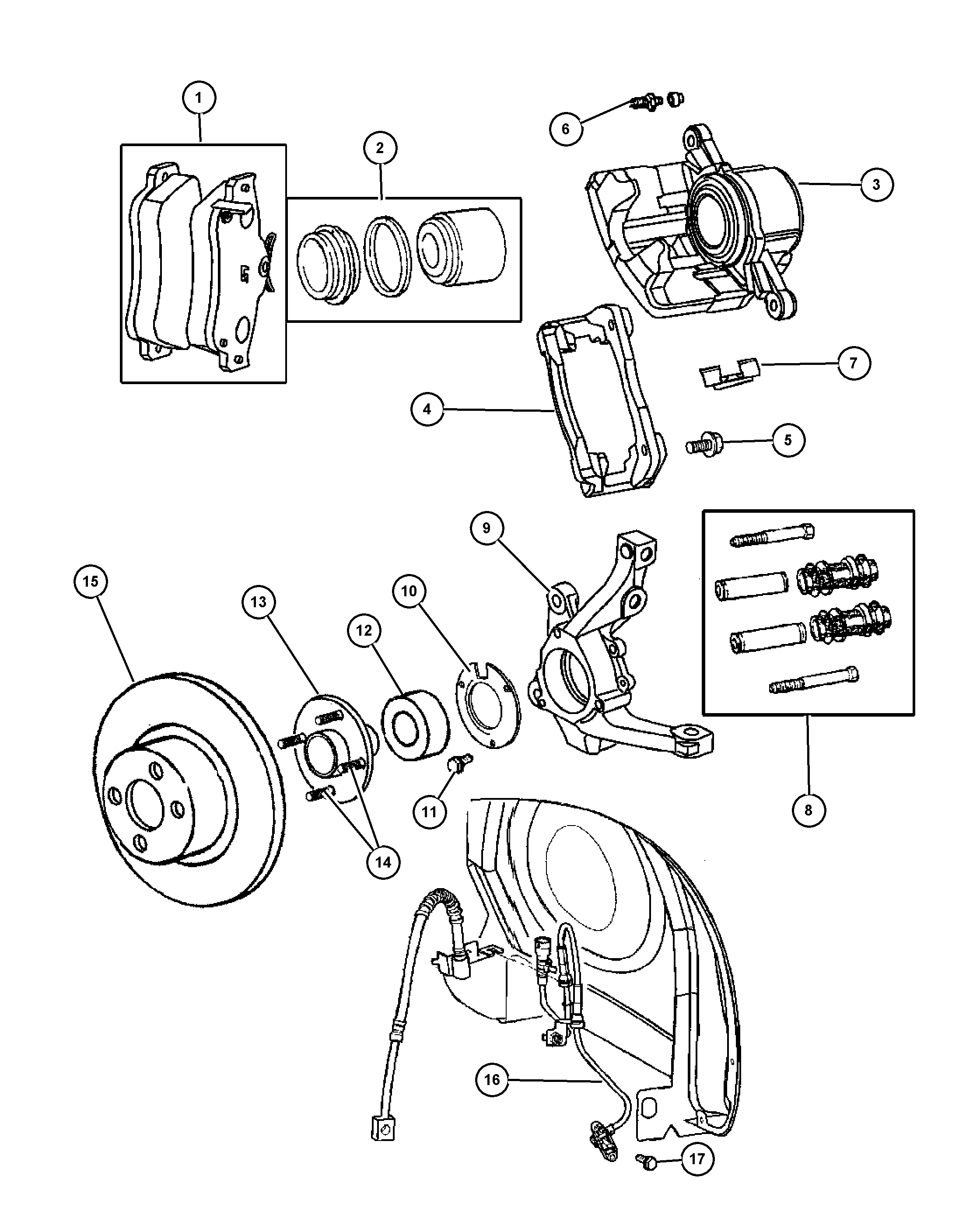 Chrysler 5272 448AA - Rato guolio komplektas onlydrive.pro