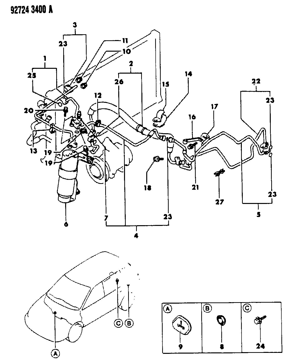 Mitsubishi MB-899497 - Sausinātājs, Kondicionieris onlydrive.pro