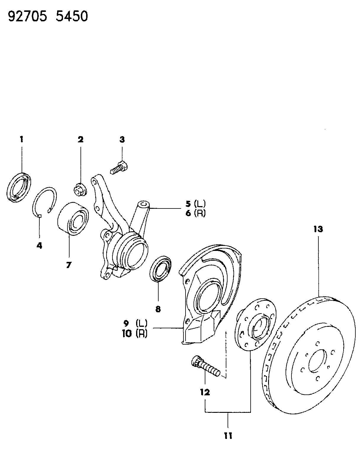 Mitsubishi MB80 8443 - Öljylukko, pyöränlaakeri onlydrive.pro