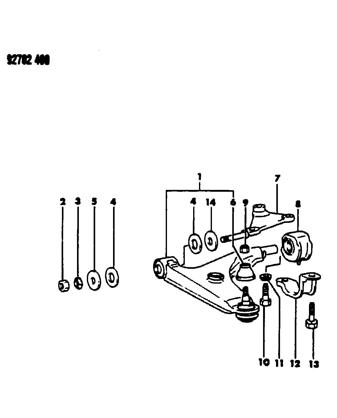 Mitsubishi MB430350* - Balst / Virzošais šarnīrs onlydrive.pro