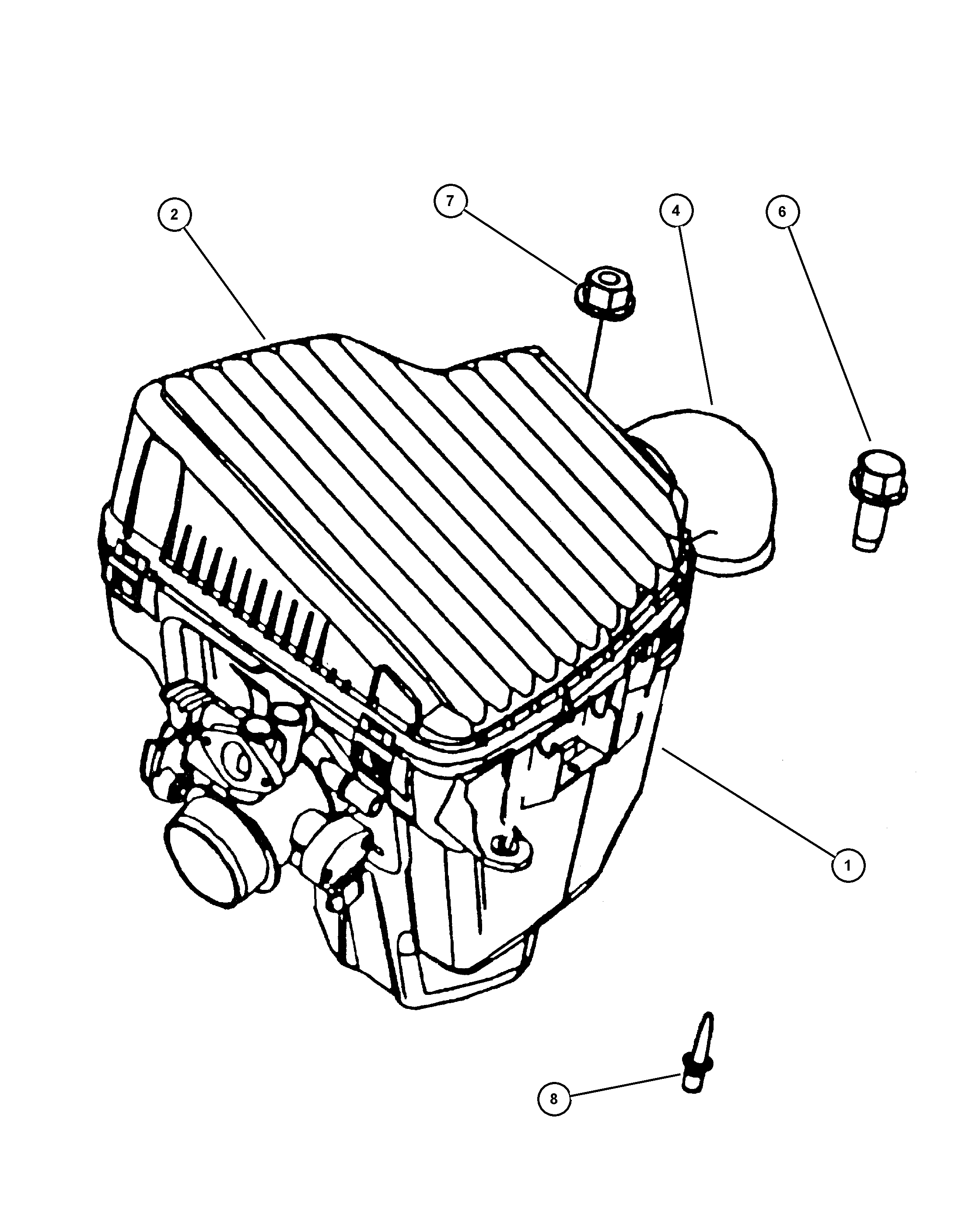 Chrysler 4891 097AA - Air cleaner pl: 1 pcs. onlydrive.pro