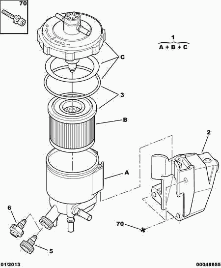 PEUGEOT 1906 51 - Fuel filter onlydrive.pro