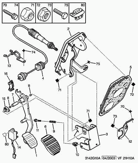 PEUGEOT 2150.CX - Clutch Cable onlydrive.pro