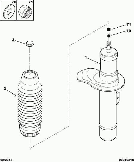 CITROËN 5202 T8 - Shock Absorber onlydrive.pro