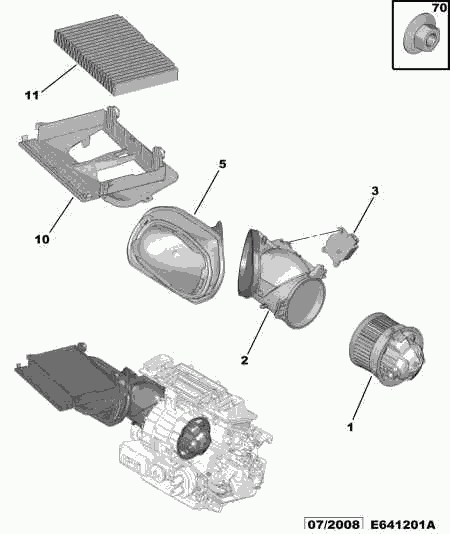 PEUGEOT (DF-PSA) 6479 C2 - Filter, interior air onlydrive.pro