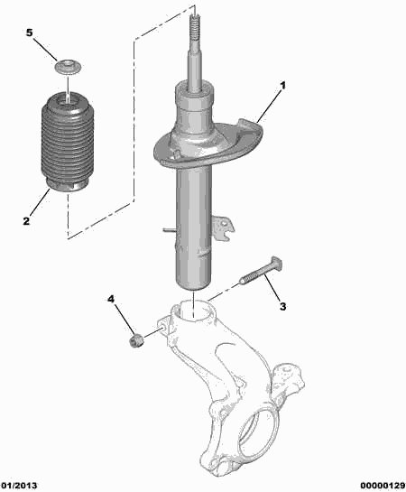 CITROËN 5036.23 - Nut onlydrive.pro