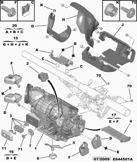 CITROËN 6461.L9 - Expansion Valve, air conditioning onlydrive.pro