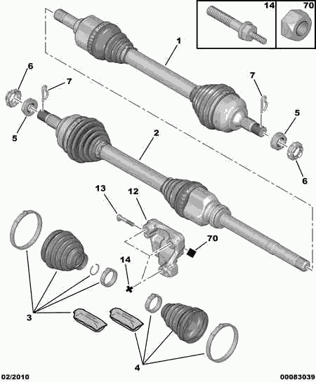 CITROËN 3272.ZL - Drive Shaft onlydrive.pro