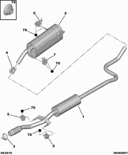 CITROËN 1755 R2 - Bearing Bush, stabiliser onlydrive.pro