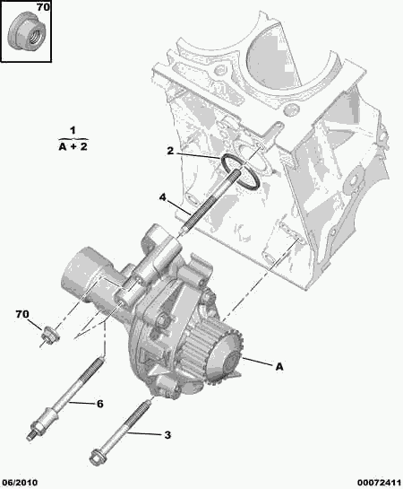 PEUGEOT 1201.K1 - Water Pump onlydrive.pro