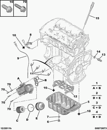 Opel 1103 P7 - Oil Cooler, engine oil onlydrive.pro