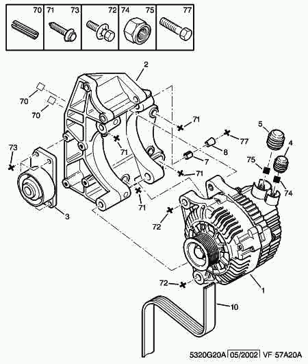 CITROËN 5751.50 - Pulley, v-ribbed belt onlydrive.pro