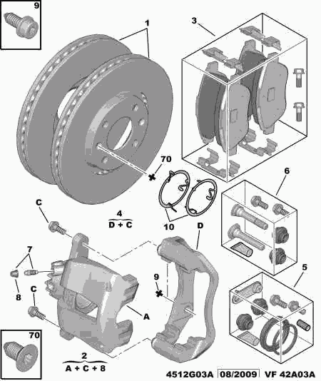 PEUGEOT 4246 W2 - Brake Disc onlydrive.pro