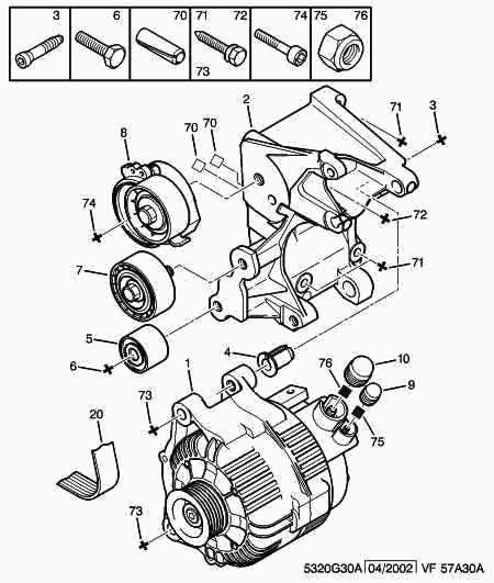 PEUGEOT (DF-PSA) 5705 5T - Alternator onlydrive.pro