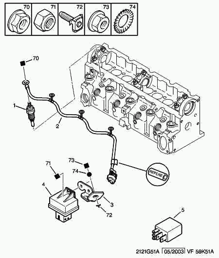 PEUGEOT 5960.69 - Glow Plug onlydrive.pro