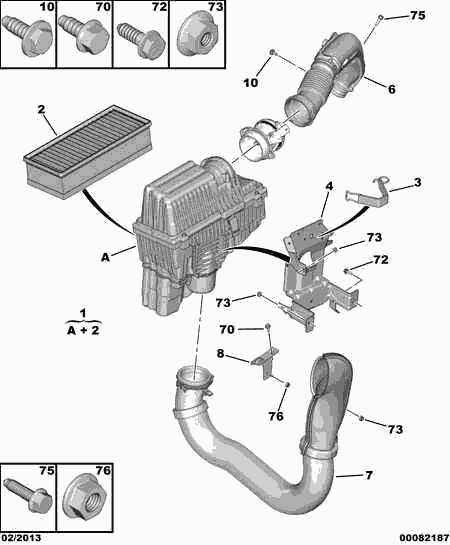 CITROËN 1444 WN - Air Filter, engine onlydrive.pro