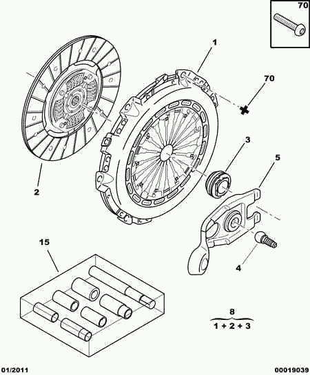 CITROËN 2004.AG - Clutch Kit onlydrive.pro