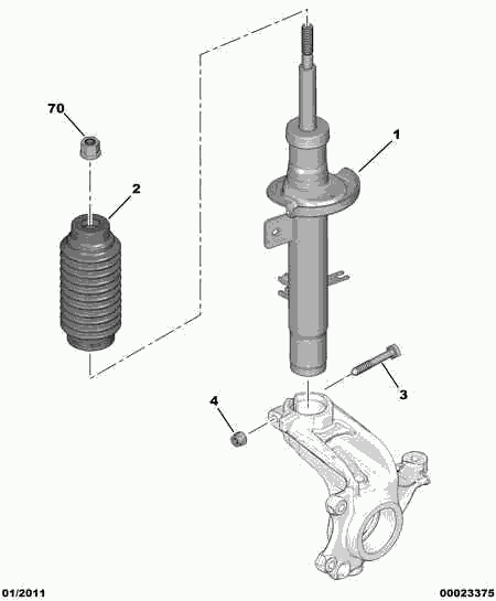 CITROËN 5202 SR - Shock Absorber onlydrive.pro