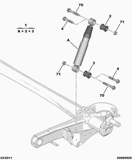 PEUGEOT (DF-PSA) 5206 SV - Shock Absorber onlydrive.pro