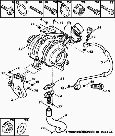 PEUGEOT (DF-PSA) 0375 L4 - Mounting Kit, charger onlydrive.pro