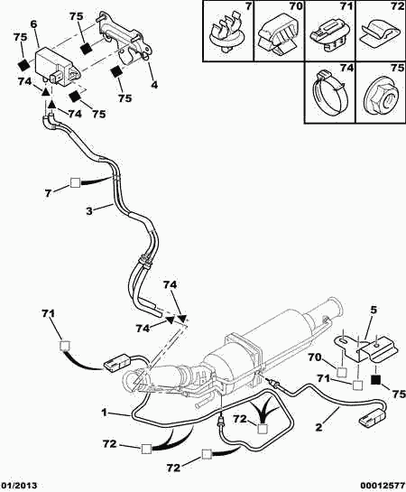 PEUGEOT (DF-PSA) 1618.09 - Regulator box exh temp probe: 01 pcs. onlydrive.pro