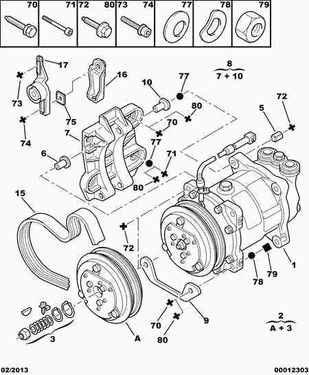 PEUGEOT 5750 TT - V-Ribbed Belt onlydrive.pro