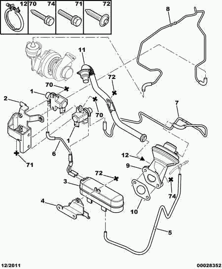 CITROËN 1628 XV - EGR Valve onlydrive.pro