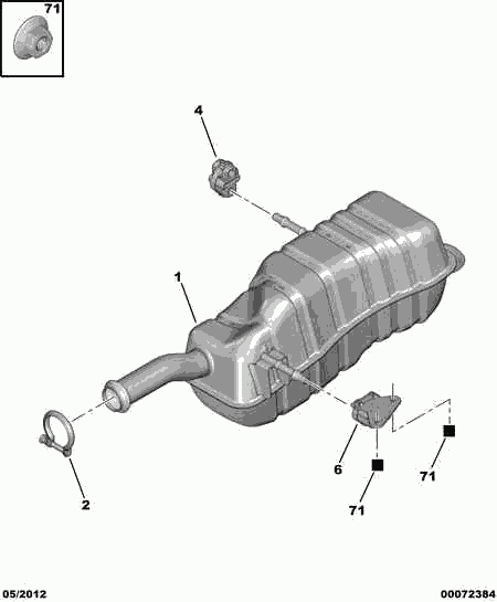 CITROËN 1755 P1 - Bearing Bush, stabiliser onlydrive.pro