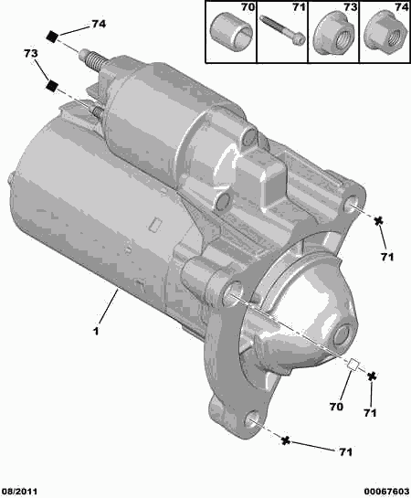 PEUGEOT 5802.V7 - Starter onlydrive.pro