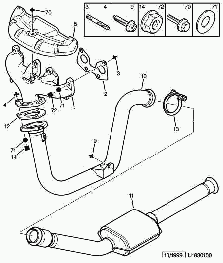 PEUGEOT (DF-PSA) 1709 15 - Gasket, exhaust pipe onlydrive.pro