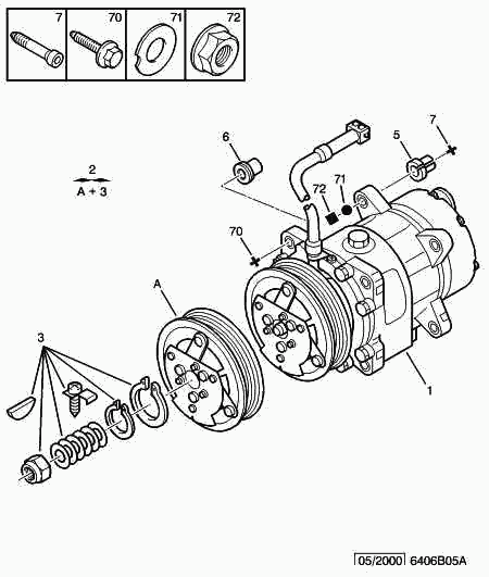 PEUGEOT (DF-PSA) 6453 JC - Compressor, air conditioning onlydrive.pro